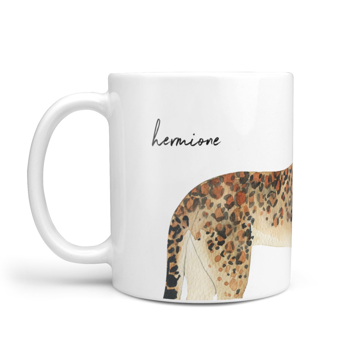 Personalised Leopard 10oz Mug Alternative Image 1