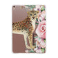 Personalised Leopard Apple iPad Rose Gold Case