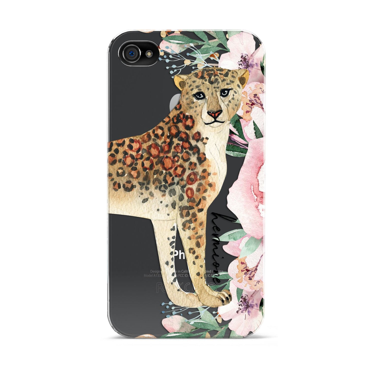 Personalised Leopard Apple iPhone 4s Case