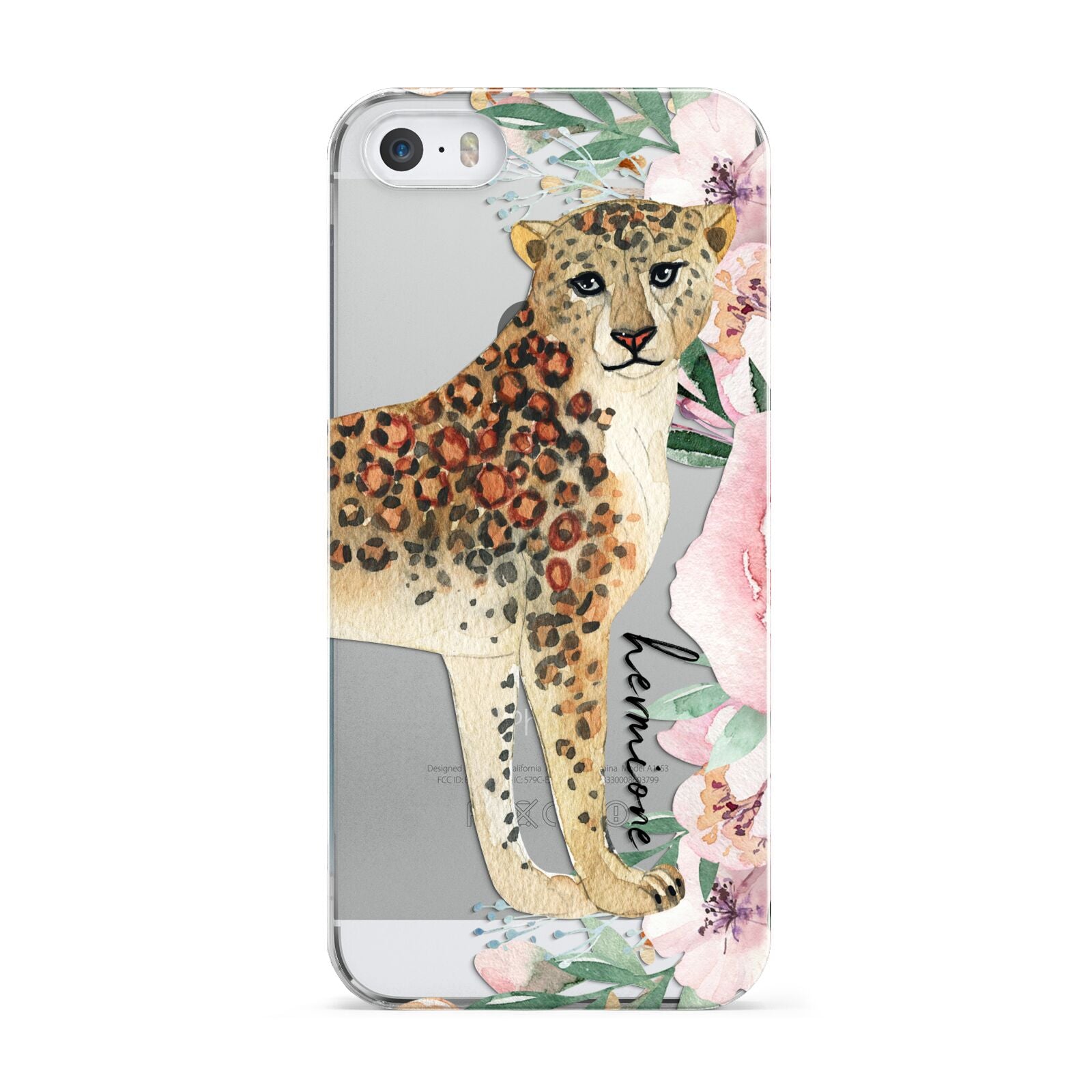 Personalised Leopard Apple iPhone 5 Case