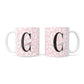 Personalised Leopard Pink White 10oz Mug Alternative Image 3