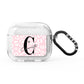 Personalised Leopard Pink White AirPods Glitter Case 3rd Gen
