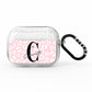 Personalised Leopard Pink White AirPods Pro Glitter Case