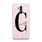 Personalised Leopard Pink White Huawei Mate 20 Lite