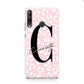 Personalised Leopard Pink White Huawei P40 Lite E Phone Case