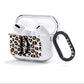 Personalised Leopard Print AirPods Clear Case 3rd Gen Side Image