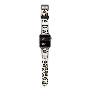 Personalised Leopard Print Watch Strap