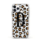 Personalised Leopard Print Apple iPhone 11 Pro in Silver with White Impact Case