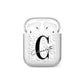 Personalised Leopard Print Clear AirPods Case