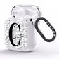 Personalised Leopard Print Clear AirPods Clear Case Side Image