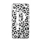 Personalised Leopard Print Clear Black Huawei P8 Lite Case
