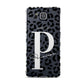 Personalised Leopard Print Clear Black Samsung Galaxy Alpha Case