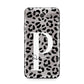 Personalised Leopard Print Clear Black Samsung Galaxy J7 2017 Case