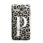 Personalised Leopard Print Clear Black Samsung Galaxy J7 Case