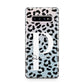 Personalised Leopard Print Clear Black Samsung Galaxy S10 Plus Case