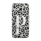 Personalised Leopard Print Clear Black Samsung Galaxy S6 Edge Case