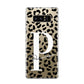 Personalised Leopard Print Clear Black Samsung Galaxy S8 Case