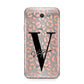 Personalised Leopard Print Clear Copper Samsung Galaxy J7 2017 Case