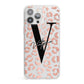 Personalised Leopard Print Clear Copper iPhone 13 Pro Max Clear Bumper Case