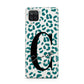 Personalised Leopard Print Clear Green Samsung A12 Case