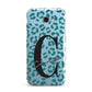Personalised Leopard Print Clear Green Samsung Galaxy A7 2017 Case