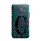 Personalised Leopard Print Clear Green Samsung Galaxy J1 2016 Case