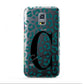 Personalised Leopard Print Clear Green Samsung Galaxy S5 Mini Case