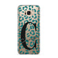 Personalised Leopard Print Clear Green Samsung Galaxy S8 Plus Case
