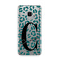 Personalised Leopard Print Clear Green Samsung Galaxy S9 Case