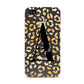 Personalised Leopard Print Gold Apple iPhone 4s Case