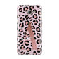 Personalised Leopard Print Initial Samsung Galaxy A8 2016 Case