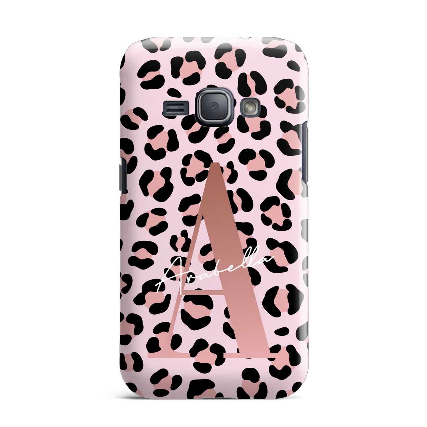 Personalised Leopard Print Initial Samsung Galaxy J1 2016 Case