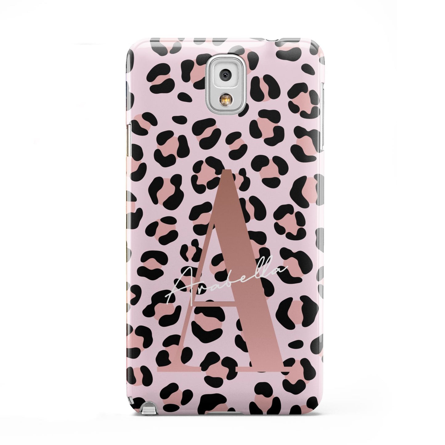 Personalised Leopard Print Initial Samsung Galaxy Note 3 Case