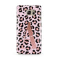 Personalised Leopard Print Initial Samsung Galaxy Note 5 Case