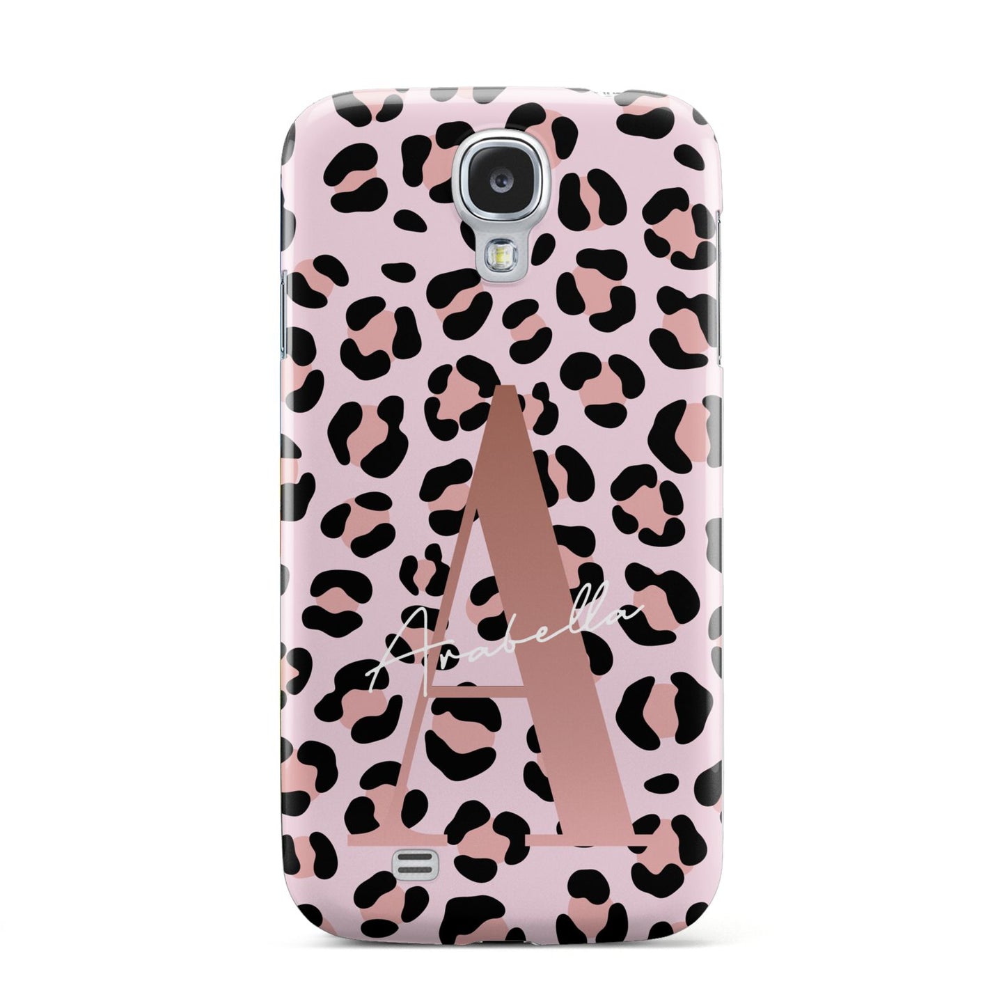 Personalised Leopard Print Initial Samsung Galaxy S4 Case