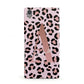 Personalised Leopard Print Initial Sony Xperia Case