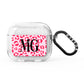 Personalised Leopard Print Initials AirPods Glitter Case 3rd Gen