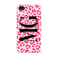 Personalised Leopard Print Initials Apple iPhone 4s Case