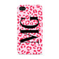 Personalised Leopard Print Initials Apple iPhone 4s Case