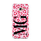 Personalised Leopard Print Initials Samsung Galaxy A5 2017 Case on gold phone