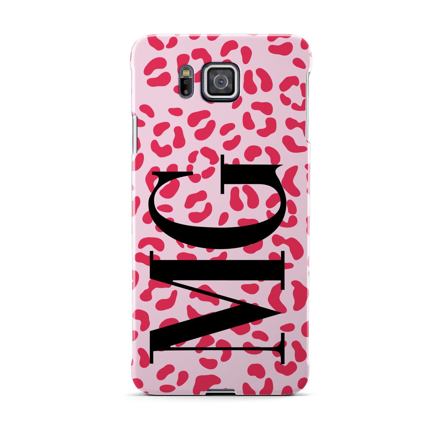 Personalised Leopard Print Initials Samsung Galaxy Alpha Case