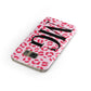 Personalised Leopard Print Initials Samsung Galaxy Case Front Close Up
