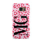 Personalised Leopard Print Initials Samsung Galaxy Case