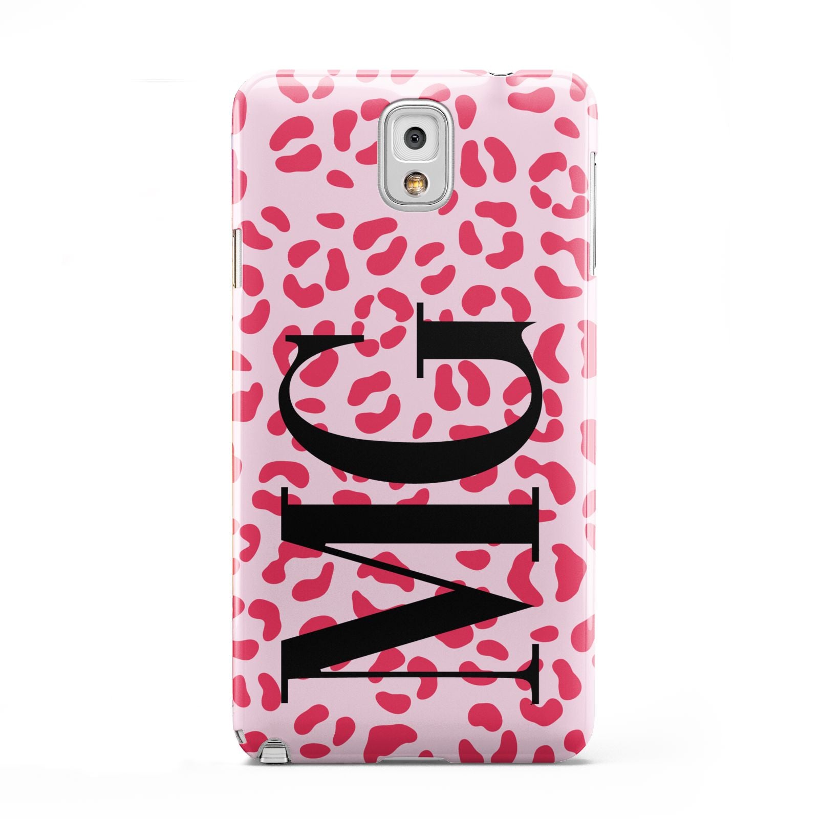 Personalised Leopard Print Initials Samsung Galaxy Note 3 Case