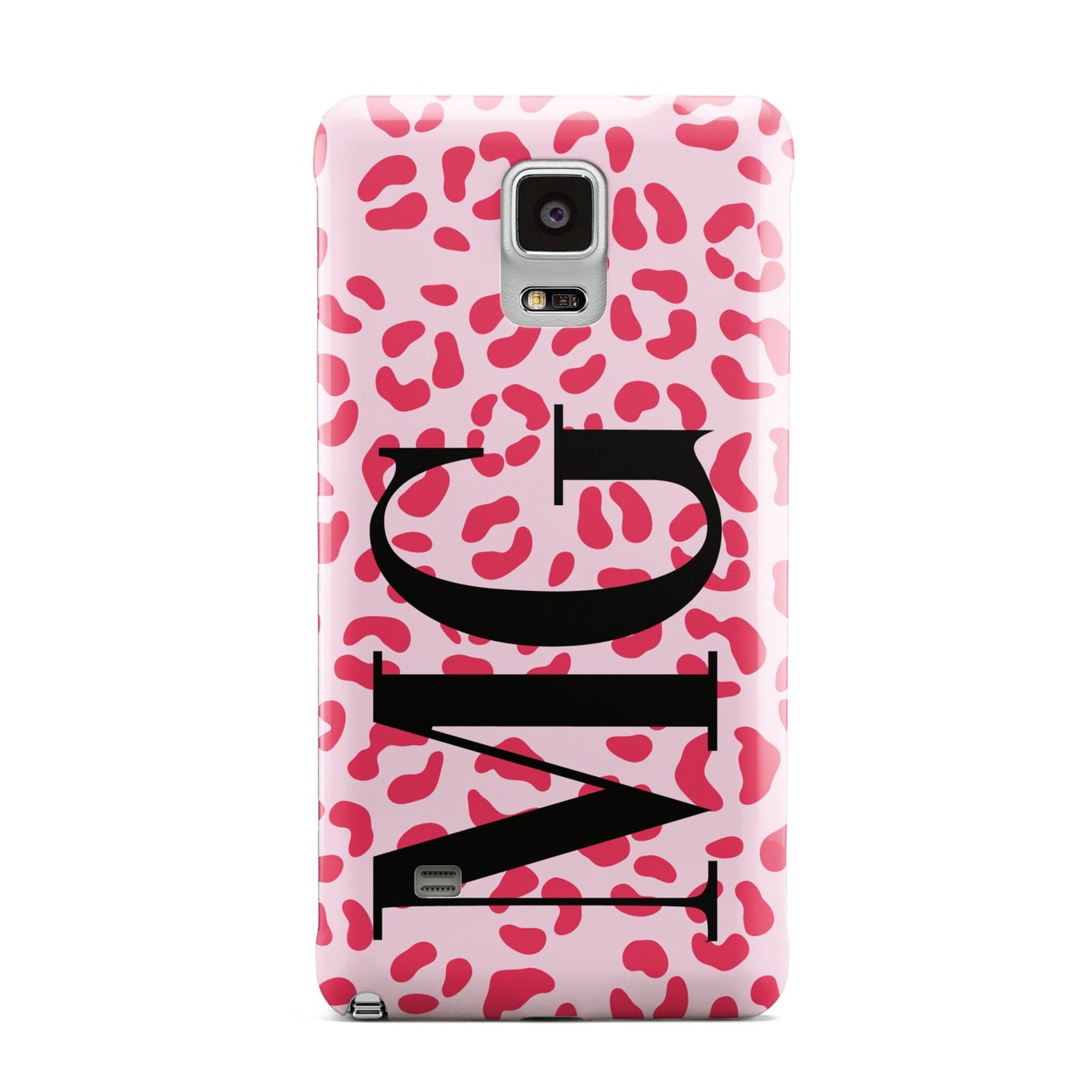 Personalised Leopard Print Initials Samsung Galaxy Note 4 Case