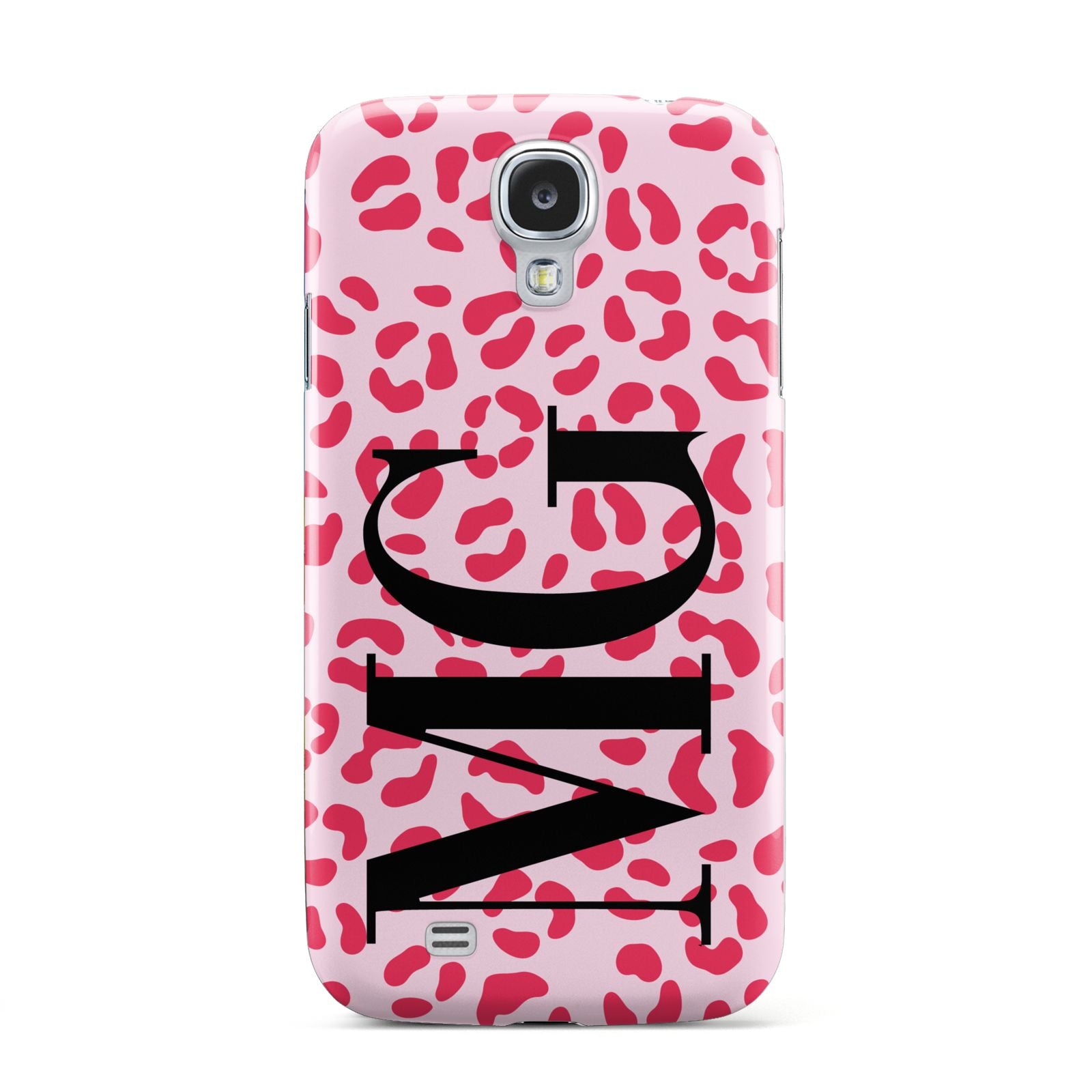 Personalised Leopard Print Initials Samsung Galaxy S4 Case