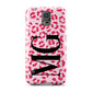 Personalised Leopard Print Initials Samsung Galaxy S5 Case