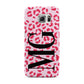 Personalised Leopard Print Initials Samsung Galaxy S6 Edge Case