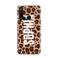 Personalised Leopard Print Name Huawei P20 Lite 5G Phone Case