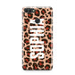Personalised Leopard Print Name Huawei Y9 2018